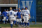Baseball vs Suffolk  Wheaton College Baseball vs Suffolk University. - (Photo by Keith Nordstrom) : Wheaton, baseball